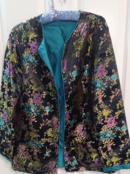 Harris Wallace Jackets & Blazers - HARRIS WALLACE NY: ASIAN SILK JACKET